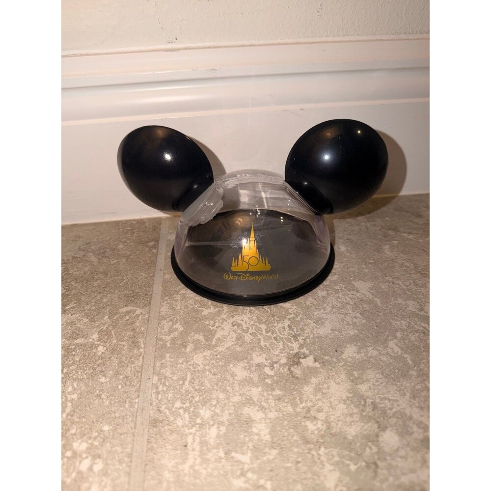 Disney Mickey mouse Ear Hat Storage candy Canister 50th anniversary